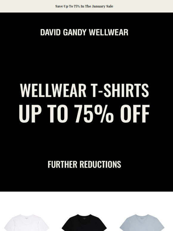 [Further Reductions] Up To 75% Off Tees