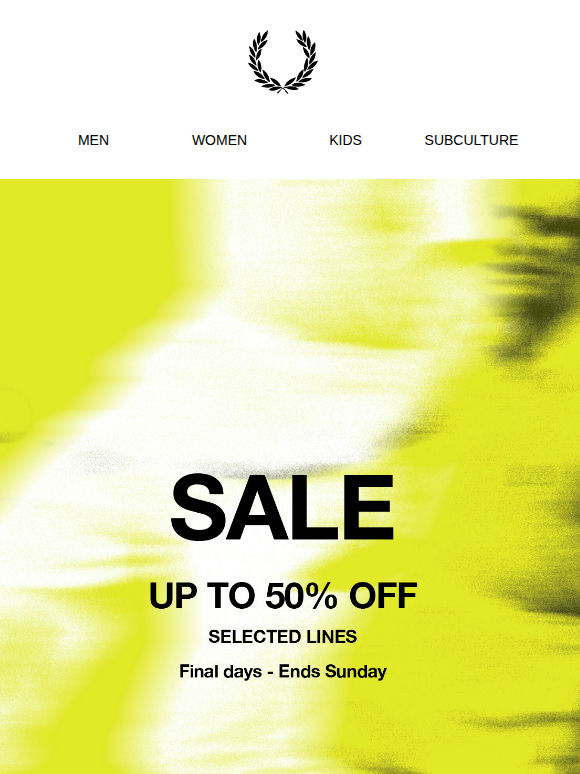 Sale Ends Soon: Up to 50% off across all categories