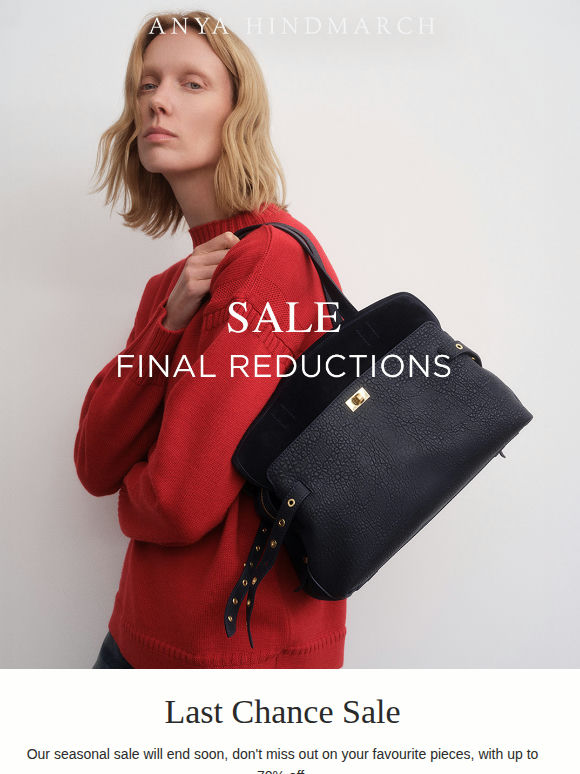 Sale: final reductions