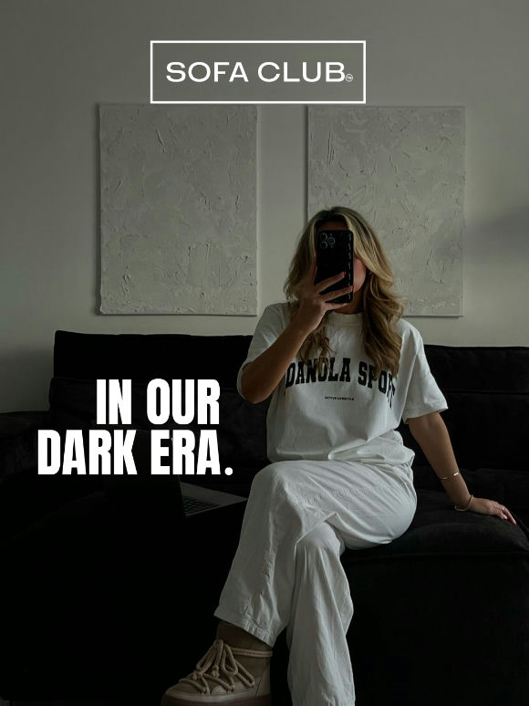 Your dark sofa era has begun 🖤