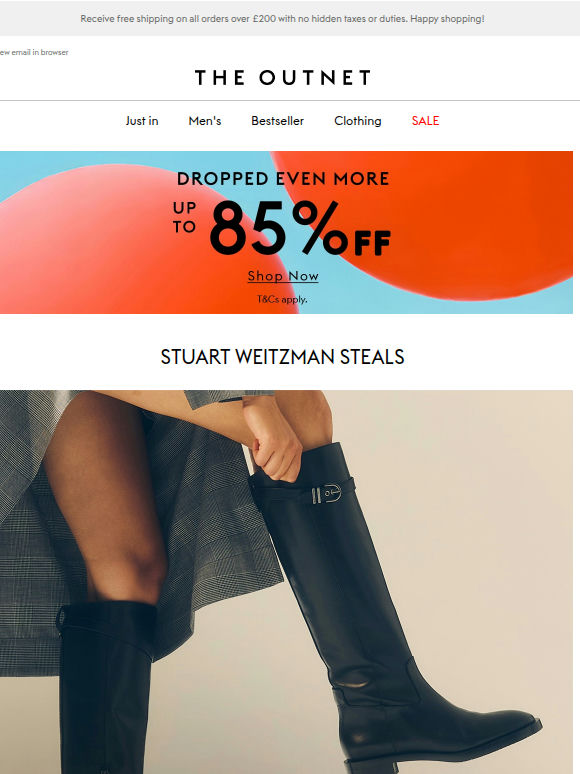 Run, don't walk for Stuart Weitzman