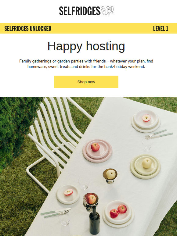 Set the table for Easter