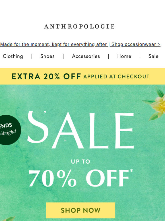 It's Final Hours for Extra 20% Off Sale