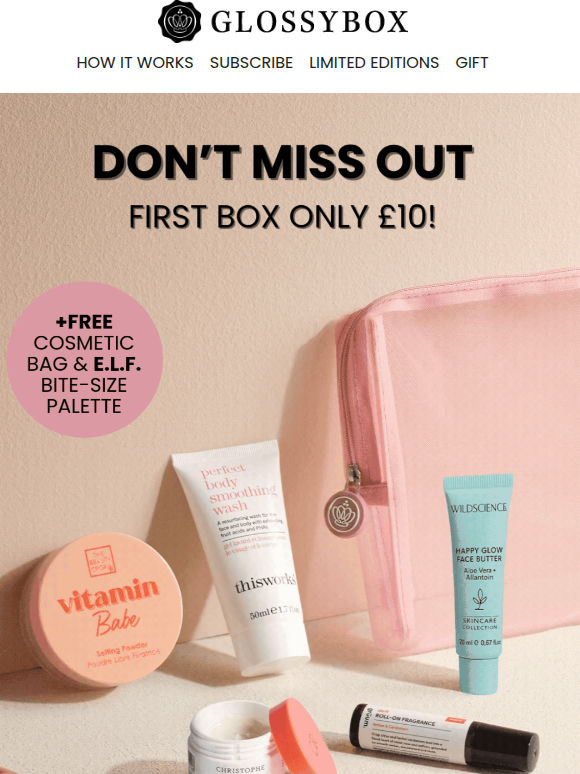 First Box ONLY £10 + FREE Welcome Gift ⚠️