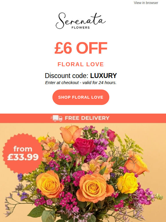 ⚡24h Flash Sale - Floral Love 🧡
