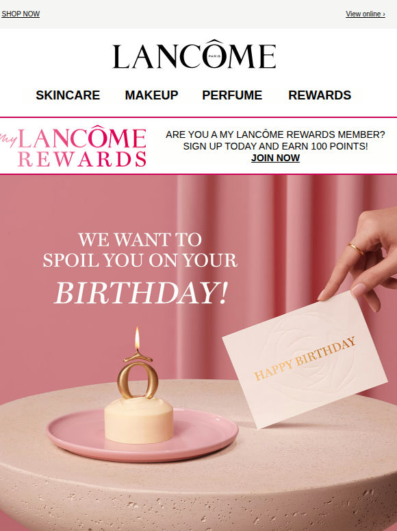 Let Us Spoil You On Your Birthday!