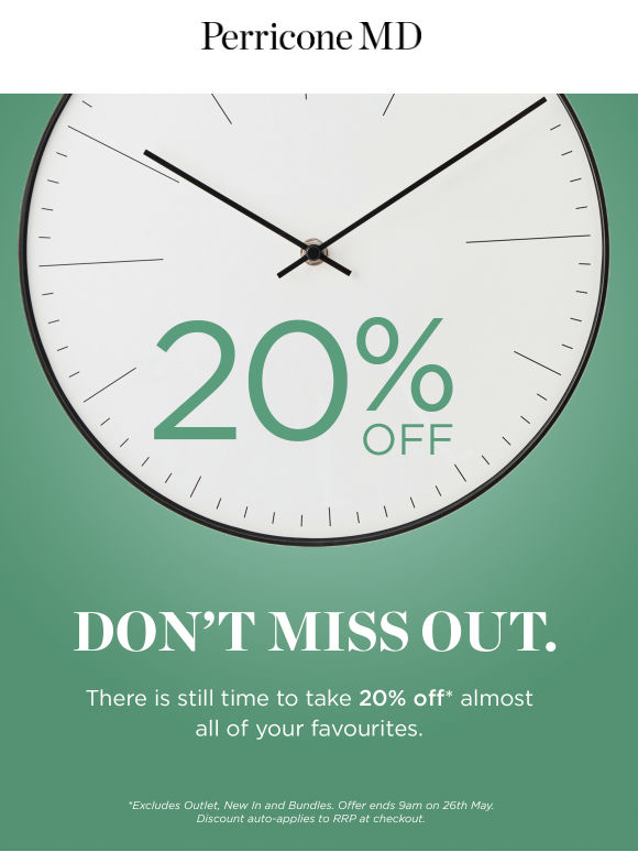 Last chance for 15% off...