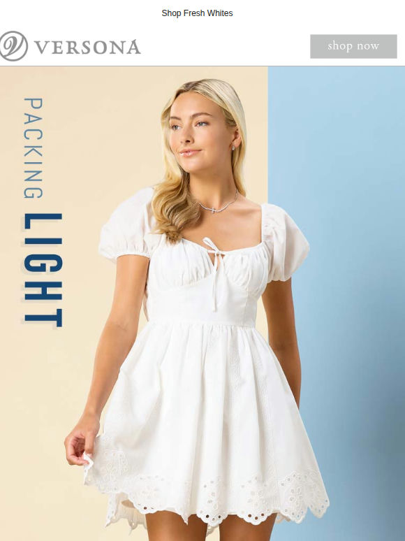 Shine Bright In Summertime Whites