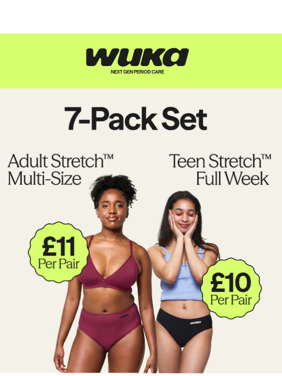 7 days. 7 pairs. £11 each. 💥