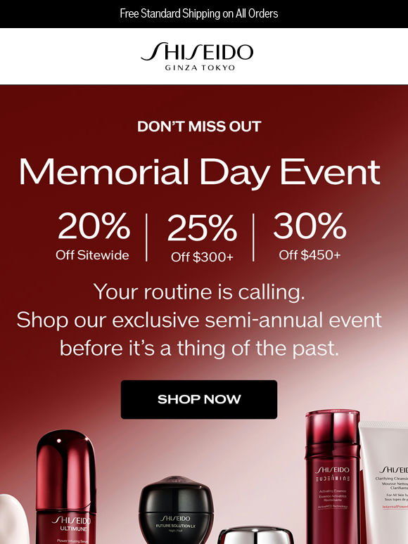 Memorial Day Event Continues With FREE Full-Size Gifts
