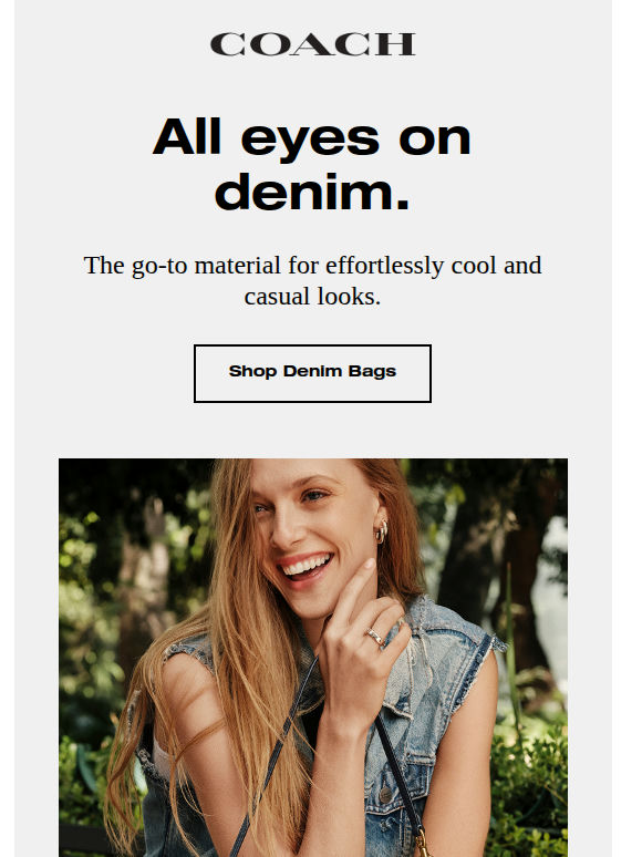 Inside: effortlessly cool denim bags