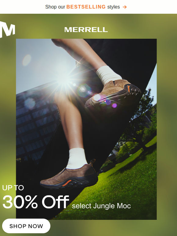 Early Access: Take up to 30% off Jungle Moc