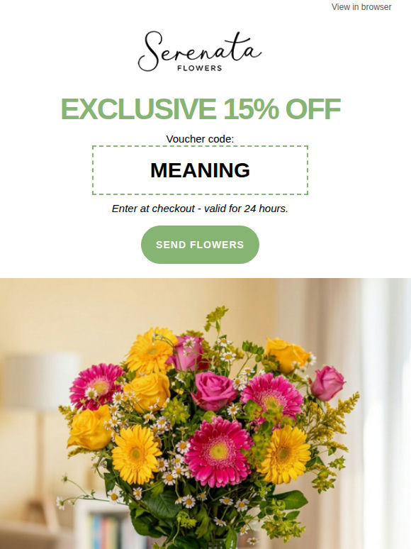 💐 Some things are easier said with flowers