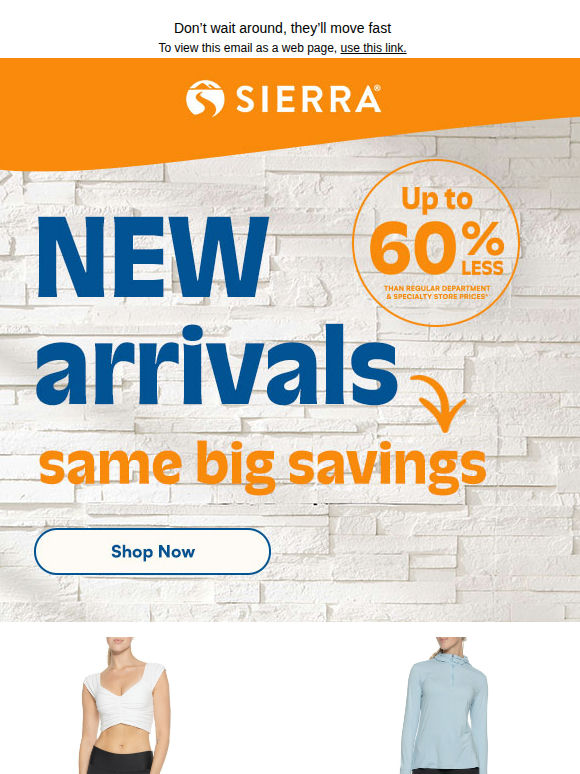 Alert: It’s new arrivals time