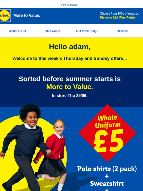 Only £5 for a whole school uniform...first class! 🎓