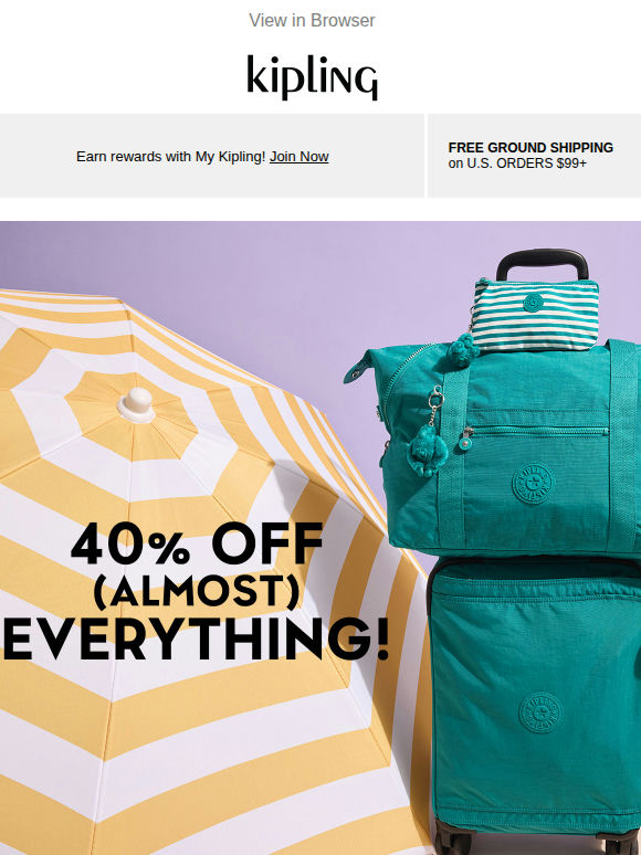 The Kipling Summer Sale Is On!!🤩☀️