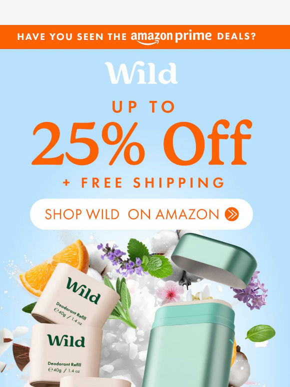 Up to 25% off with Amazon Prime Day deals