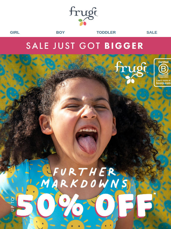 SALE just got bigger...