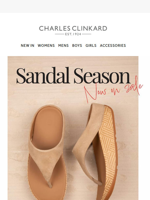 SALE: Sandal Season ☀️