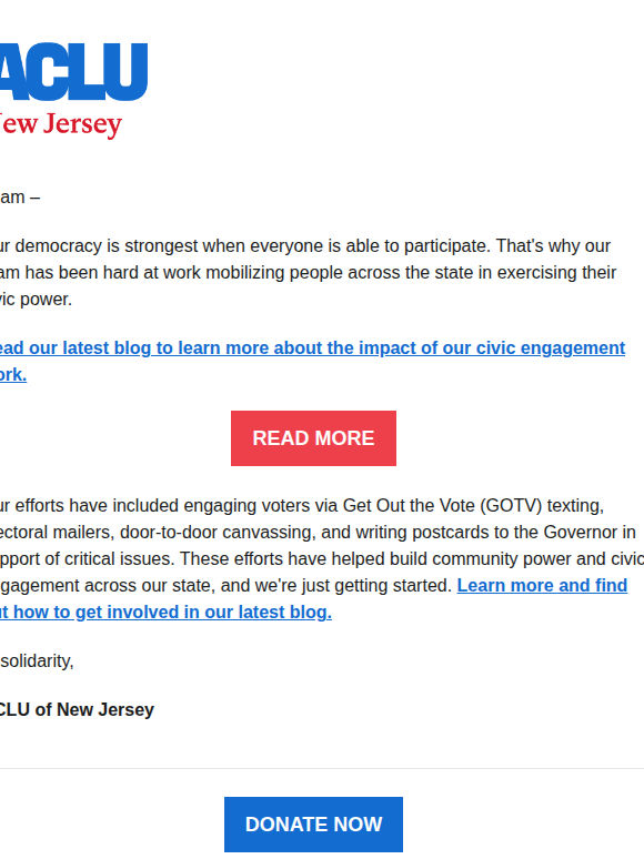 Building power in New Jersey communities