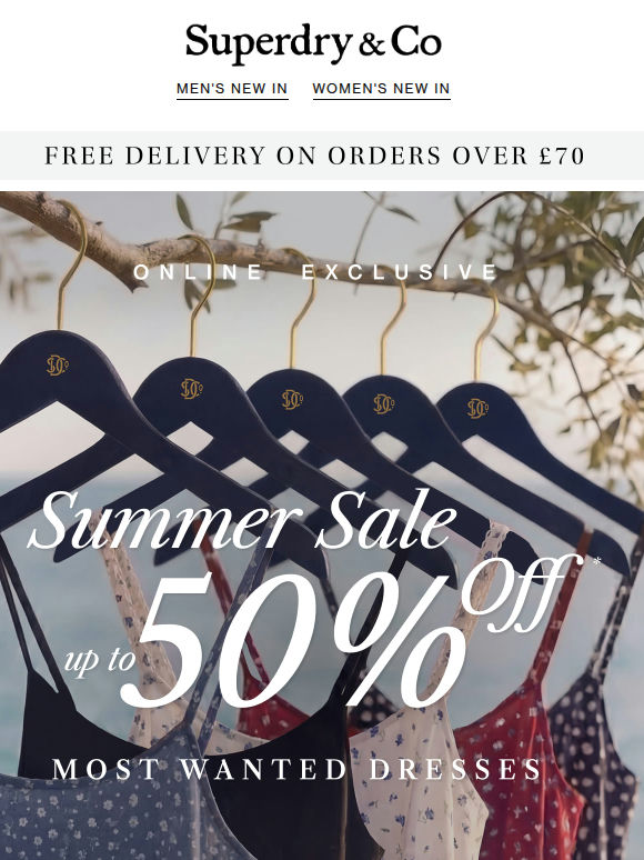 Up to 50% Off Dresses | Summer Sale