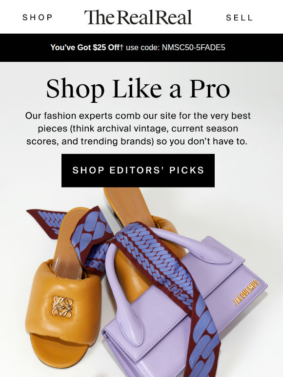 Shop Editors’ Picks & enjoy $25 off