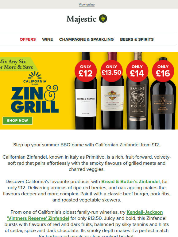 Zin & Grill: Your BBQ staples from £12