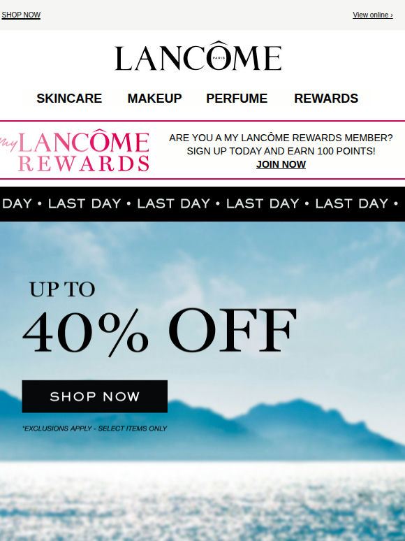 Ends Tonight | Up to 40% OFF