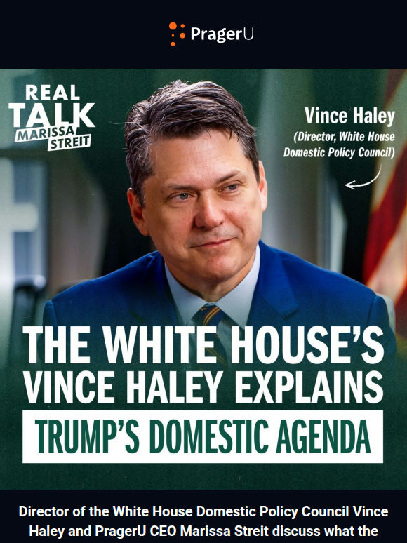 The White House's Vince Haley Explains Trump's Domestic Agenda