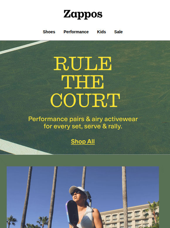 The styles causing a racquet 🎾