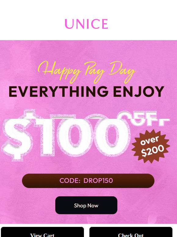 Your Exclusive Big Coupon just delivered! $100-$50 | $200-$100 | $300-$150
