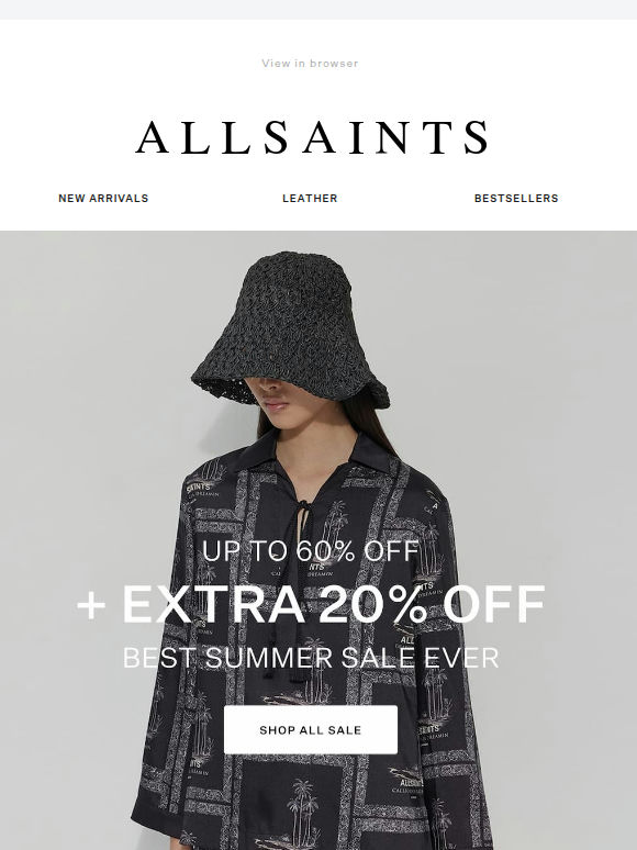 Limited Time: Extra 20% Off Sale