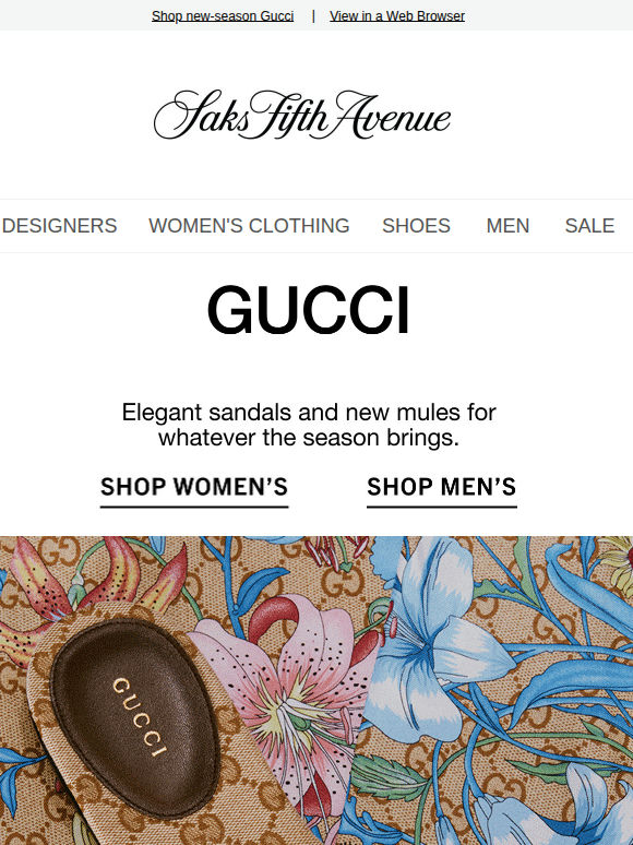 Step into the latest Gucci must-haves