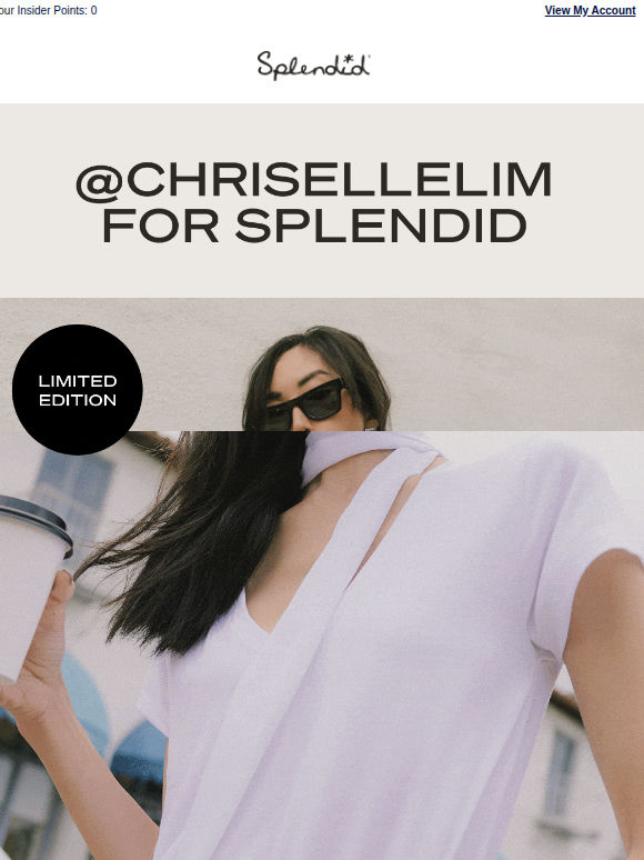 Introducing @Chrisellelim for Splendid