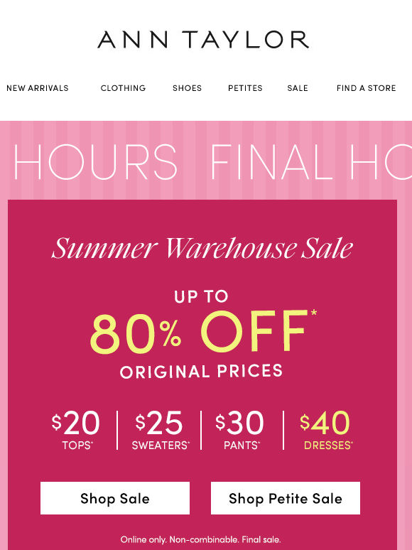 New Summer Markdowns: $20 Tops, $25 Sweaters & (Much) More
