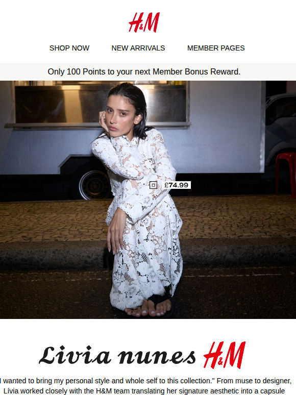 Lívia Nunes H&M is here