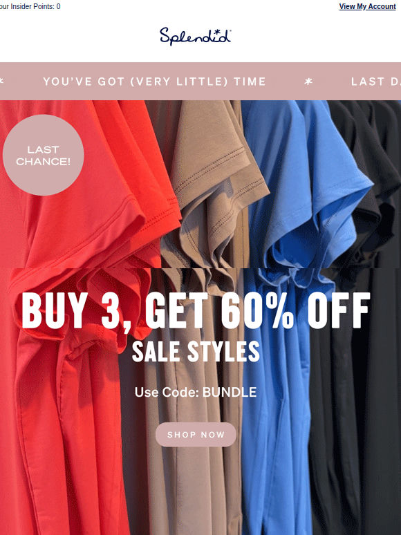 Your 60% Off Deal Ends Tonight
