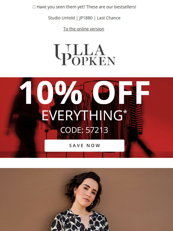 Already redeemed? 10% off everything