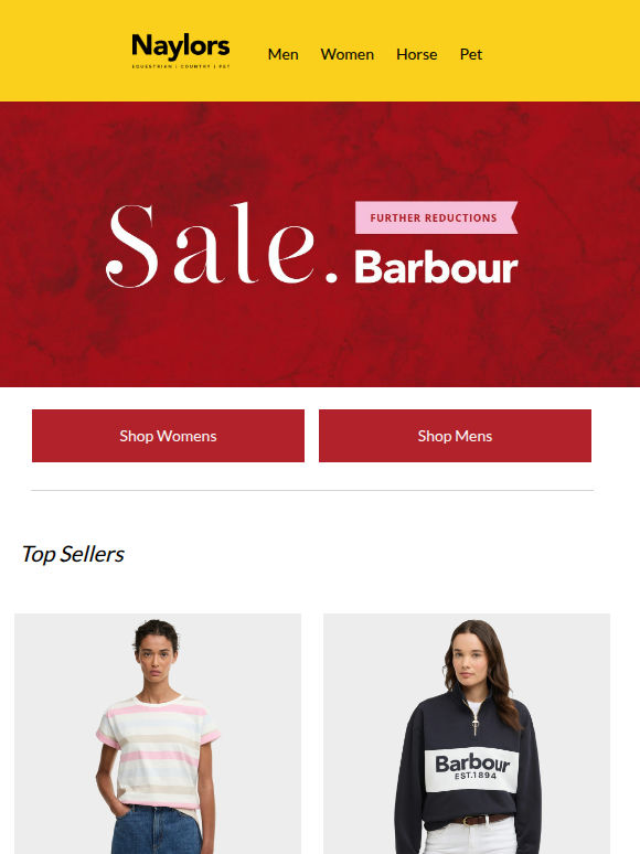 Barbour Further Reductions