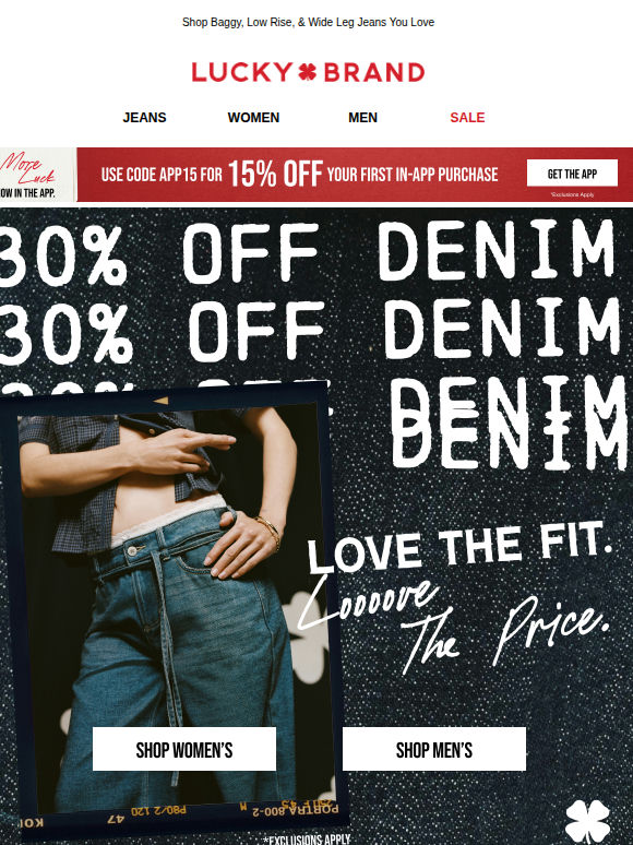 Now 30% Off 👖 Our Best Denim Fits