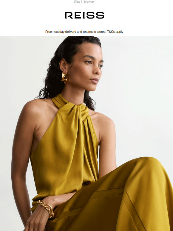Elegant dresses and jumpsuits for evening events