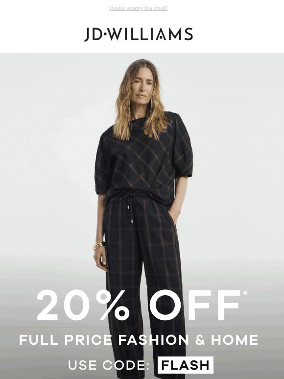 Your first new-season buy - with 20% off 🤎