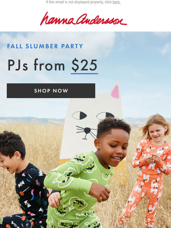 Fall Slumber Party! PJs From $25