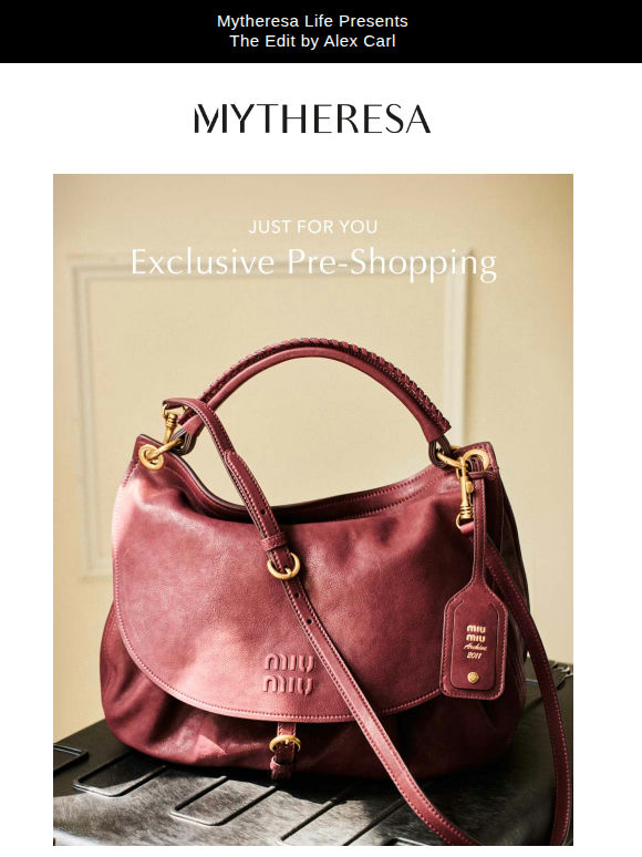 Exclusive pre-shopping: Miu Miu, Chloé, Prada