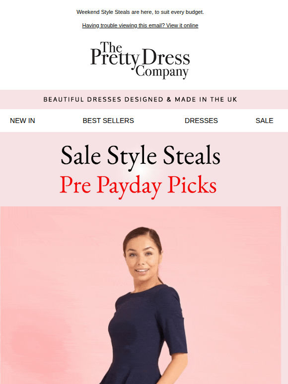 Sale  Style Steals – Pre Payday Picks
