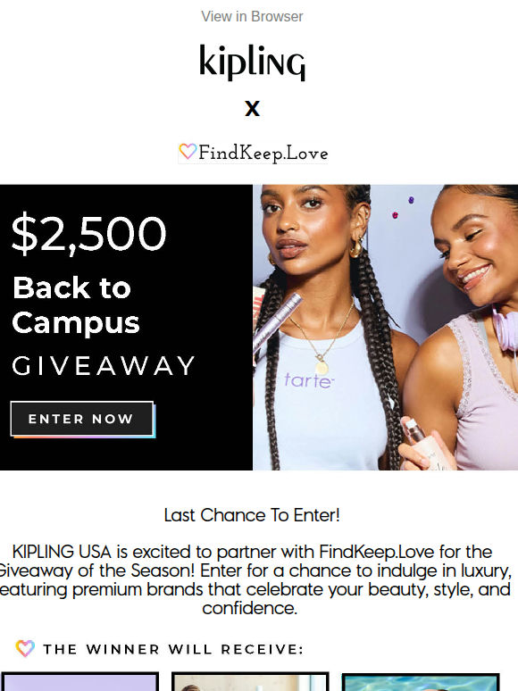 Last Chance To Enter This $2,500 Giveaway⏰