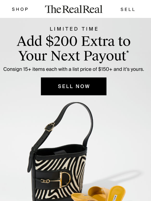 Add $200 extra to your next payout…
