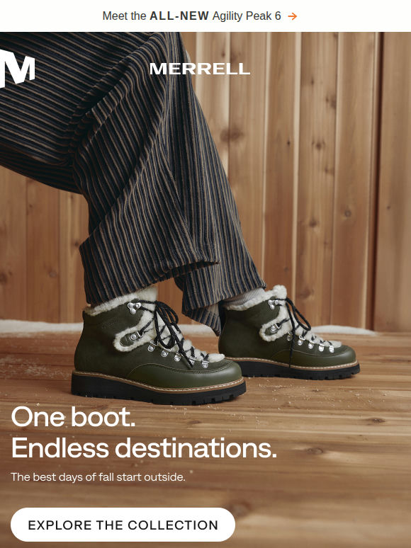 Discover the boots made for changing scenery