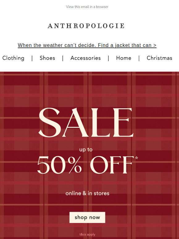 Up to 50% Off Sale 🚨