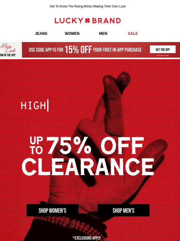 Up To 75% Off Clearance! Grab These ASAP